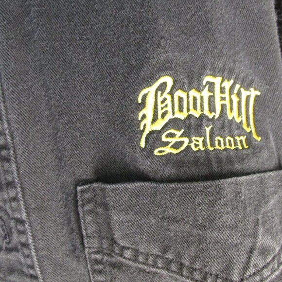 Boot Hill Denim Jean Shirt - Black - Medium - Picture 8 of 10